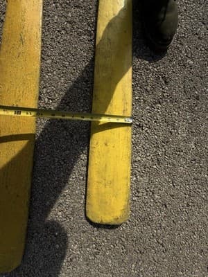 Vintage Wooden Canoe Paddles – 2 Yellow Oars – 60” - Thumbnail 5