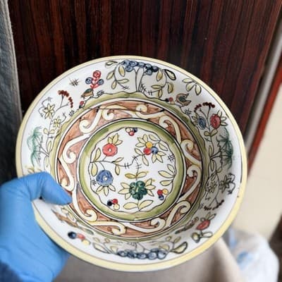 Temptations by Tara Old World Soup Salad Bowl 10” - Thumbnail 2