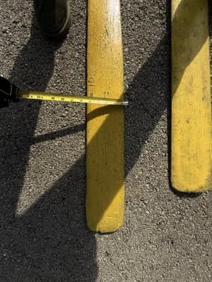 Vintage Wooden Canoe Paddles – 2 Yellow Oars – 60” - Thumbnail 6