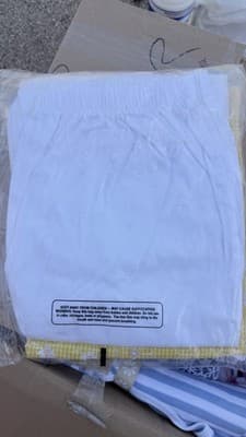Denim & Co 2 Pc Set 1X Yellow Embroidered Top White Pants NWT - Thumbnail 4
