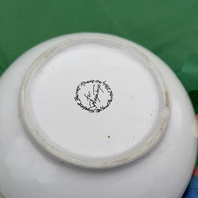 Pier 1 Imports Italian Hand Painted Bowl 10” - Thumbnail 5