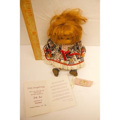 Goebel Dolly Dingle Marina Sweetie Bette Ball Limited Edition Doll 375/500 10" - Thumbnail 7
