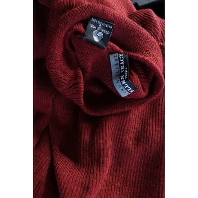 Linda Allard Ellen Tracy Petite Red 100% Pure Wool Turtleneck Sweater Small A19 - Thumbnail 8