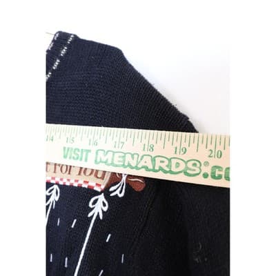 Tiara International Sugar and Spice Gingerbread Christmas Cardigan Sweater M - Thumbnail 7