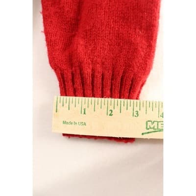 Ralph Lauren Red 100% Wool Crewneck Sweater Mens Large RN 58567 Vintage Style - Thumbnail 7