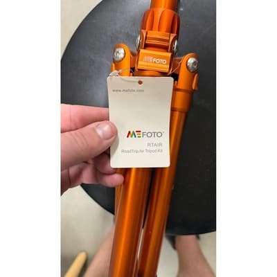 MeFOTO RoadTrip Air Tripod Kit RTAIR Orange Aluminum 5-Section Travel Tripod - Thumbnail 4