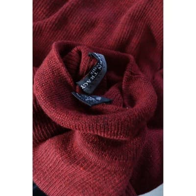 Linda Allard Ellen Tracy Petite Red 100% Pure Wool Turtleneck Sweater Small A19 - Thumbnail 9