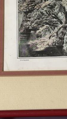 Currier & Ives “High Water in the Mississippi” Framed Print F.E. Palmer - Thumbnail 5