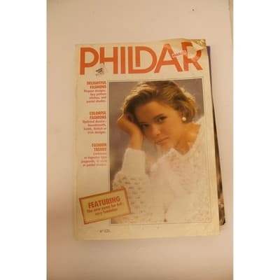 Vintage 70s 80s Knitting Crochet Pattern Book Lot McCalls Phildar Mon Tricot - Thumbnail 6