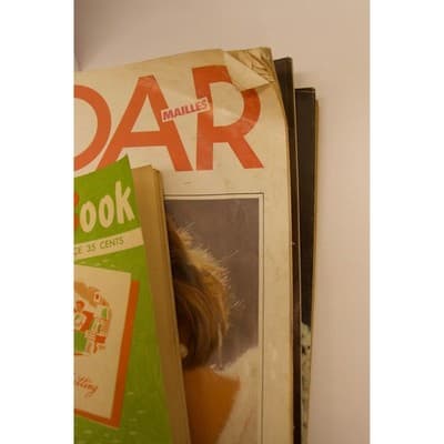 Vintage 70s 80s Knitting Crochet Pattern Book Lot McCalls Phildar Mon Tricot - Thumbnail 18