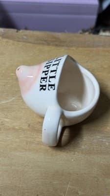 Vintage Little Sipper Novelty Ceramic Cup Breast Shaped Funny Mug - Thumbnail 3