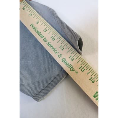 Jones New York 100% Silk Knit Short Sleeve Tie Neck Top Blue 1X RN 54050 - Thumbnail 6