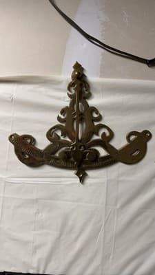 Antique Brass Sextant Scale Nautical Instrument Part Decorative Vintage - Thumbnail 2