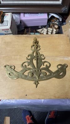 Antique Brass Sextant Scale Nautical Instrument Part Decorative Vintage - Thumbnail 10