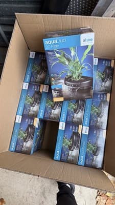 Elive AquaDuo 20 Gallon Fish Aquarium Filter Aquaponics Plus 12 Extra Filters - Thumbnail 3