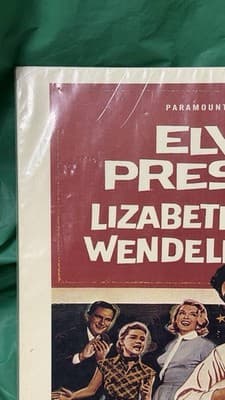 Vintage Elvis Presley Loving You 1957 Original Movie Poster Paramount - Thumbnail 8