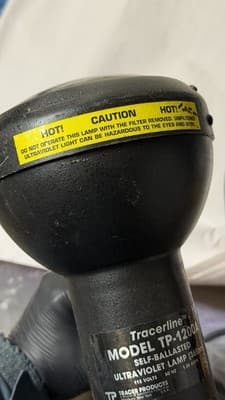 Tracerline TP-1200A UV Inspection Lamp with Case – Tested & Working - Thumbnail 7