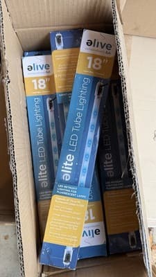 Elive LED Tube Lighting 18” Lunar Blue – Aquarium Retrofit LED Light - Thumbnail 3