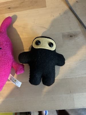 Lot of 3 Plush Toys – Panda Pillow, Uglydoll Pink Plush, Ninja Plush - Thumbnail 4
