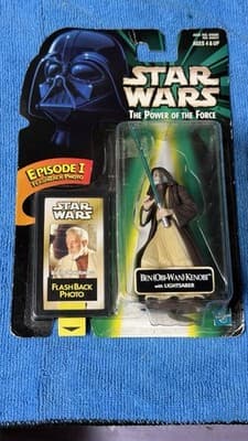 Star Wars Power of the Force Ben (Obi-Wan) Kenobi Figure w/ Flashback Photo - Thumbnail 6