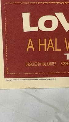 Vintage Elvis Presley Loving You 1957 Original Movie Poster Paramount - Thumbnail 16