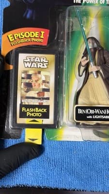 Star Wars Power of the Force Ben (Obi-Wan) Kenobi Figure w/ Flashback Photo - Thumbnail 5