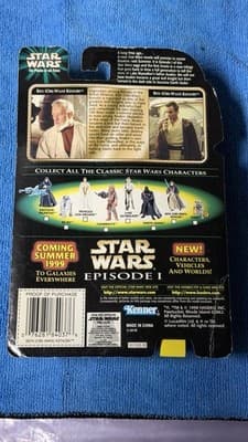 Star Wars Power of the Force Ben (Obi-Wan) Kenobi Figure w/ Flashback Photo - Thumbnail 8