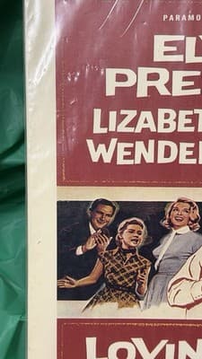 Vintage Elvis Presley Loving You 1957 Original Movie Poster Paramount - Thumbnail 7