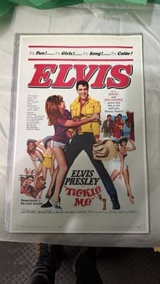 Vintage Elvis Presley “Tickle Me” Movie Poster Print Rock n Roll Wall Art - Thumbnail 19