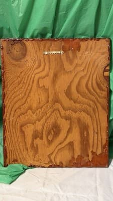 Vintage Our Lady of Guadalupe Wood Plaque Signed Del Ryan 18” x 14” - Thumbnail 10