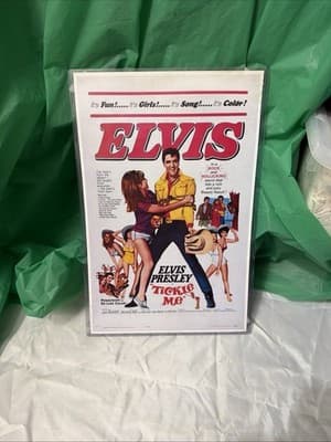 Vintage Elvis Presley “Tickle Me” Movie Poster Print Rock n Roll Wall Art