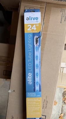Elive 24” LED Tube Lighting Lunar Blue 19 Lumens – Aquarium Retrofit Light