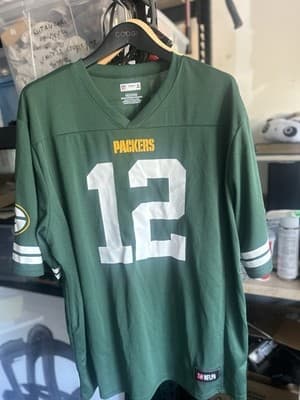 NFL Team Apparel Green Bay Packers Aaron Rodgers #12 Jersey Men’s 2XL