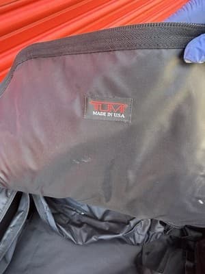 TUMI Garment Bag Carry-On Black Ballistic Nylon USA Made Luggage - Thumbnail 10
