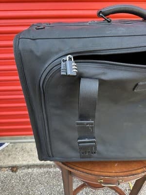 TUMI Garment Bag Carry-On Black Ballistic Nylon USA Made Luggage - Thumbnail 12