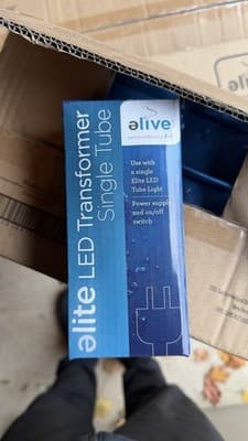 Elive LED Transformer Single Tube – Power Supply for Elite LED Tube Light - Thumbnail 2