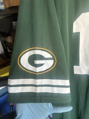 NFL Team Apparel Green Bay Packers Aaron Rodgers #12 Jersey Men’s 2XL - Thumbnail 2