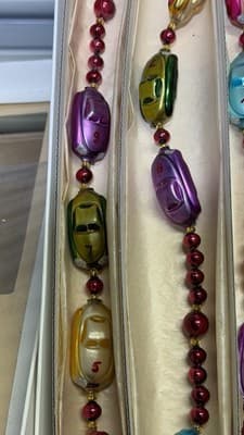 Christopher Radko Glass Car Garland Czech Republic w/ Original Box - Thumbnail 14