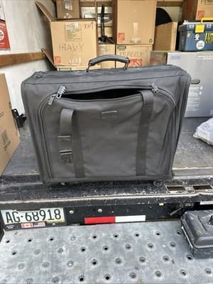 TUMI Garment Bag Carry-On Black Ballistic Nylon USA Made Luggage - Thumbnail 13