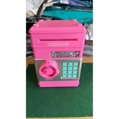Pink Electronic Piggy Bank Safe Kids Money Box with Keypad and Auto Scroll - Thumbnail 6