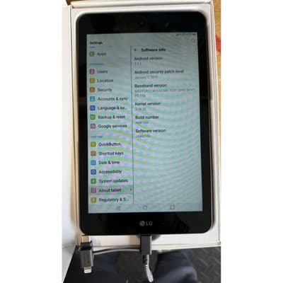 LG G Pad F2 8.0 Tablet LK460 16GB Black Android 8-inch Sprint WiFi 4G LTE - Thumbnail 10