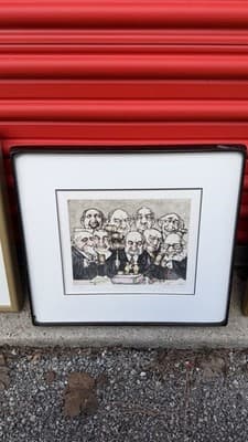 Charles Bragg The High Court Etching 55/300 Signed Framed Print - Thumbnail 2