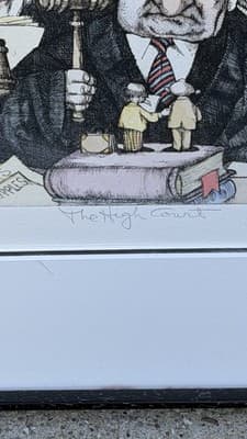 Charles Bragg The High Court Etching 55/300 Signed Framed Print - Thumbnail 8