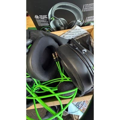 Razer BlackShark V2 X Wired Gaming Headset Black Green 3.5mm PC PS5 Xbox Switch - Thumbnail 6