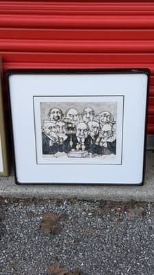 Charles Bragg The High Court Etching 55/300 Signed Framed Print - Thumbnail 12