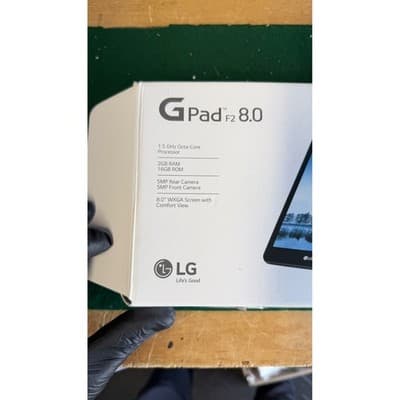 LG G Pad F2 8.0 Tablet LK460 16GB Black Android 8-inch Sprint WiFi 4G LTE - Thumbnail 3