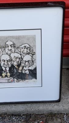 Charles Bragg The High Court Etching 55/300 Signed Framed Print - Thumbnail 3