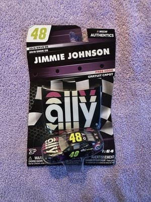 NASCAR Authentics Jimmie Johnson #48 Ally Car 1:64 Diecast 2019 Wave 05 - Thumbnail 3