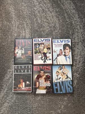 Elvis Presley DVD Collection Lot Movies Concerts Films Viva Las Vegas