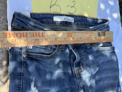 Kancan Los Angeles Distressed Skinny Jeans Women’s Size 3 Blue Stretch Denim - Thumbnail 8